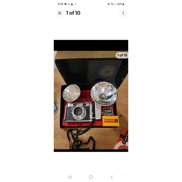 NEVER USED Kodak Signet 40 Camera w/ Flash VintagePhotography